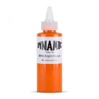 Тату краска Dynamic Colors Bright Orange - 120 мл светло-оранжевый