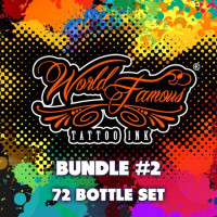 Краска World Famous Tattoo Ink 72 Bottle Color Set